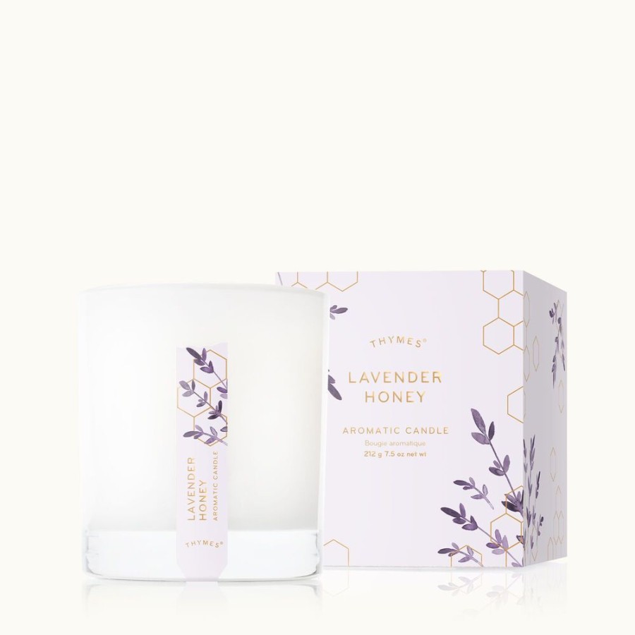 Home Fragrance Thymes | Lavender Honey Poured Candle