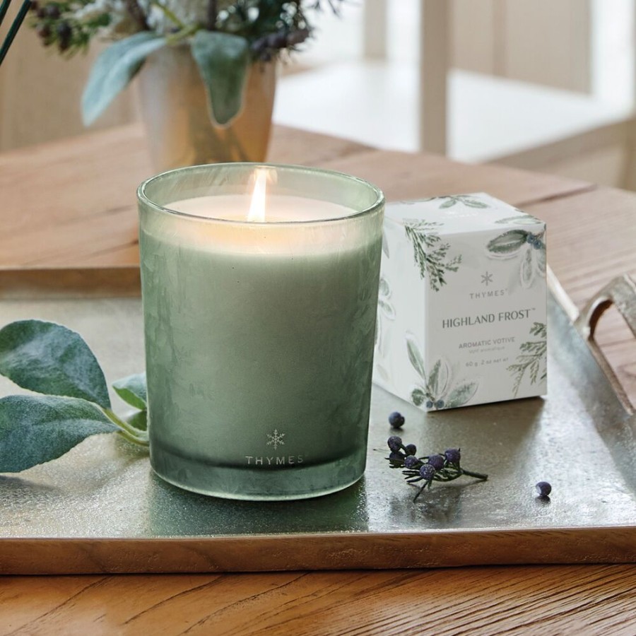 Home Fragrance Thymes | Highland Frost Large Candle