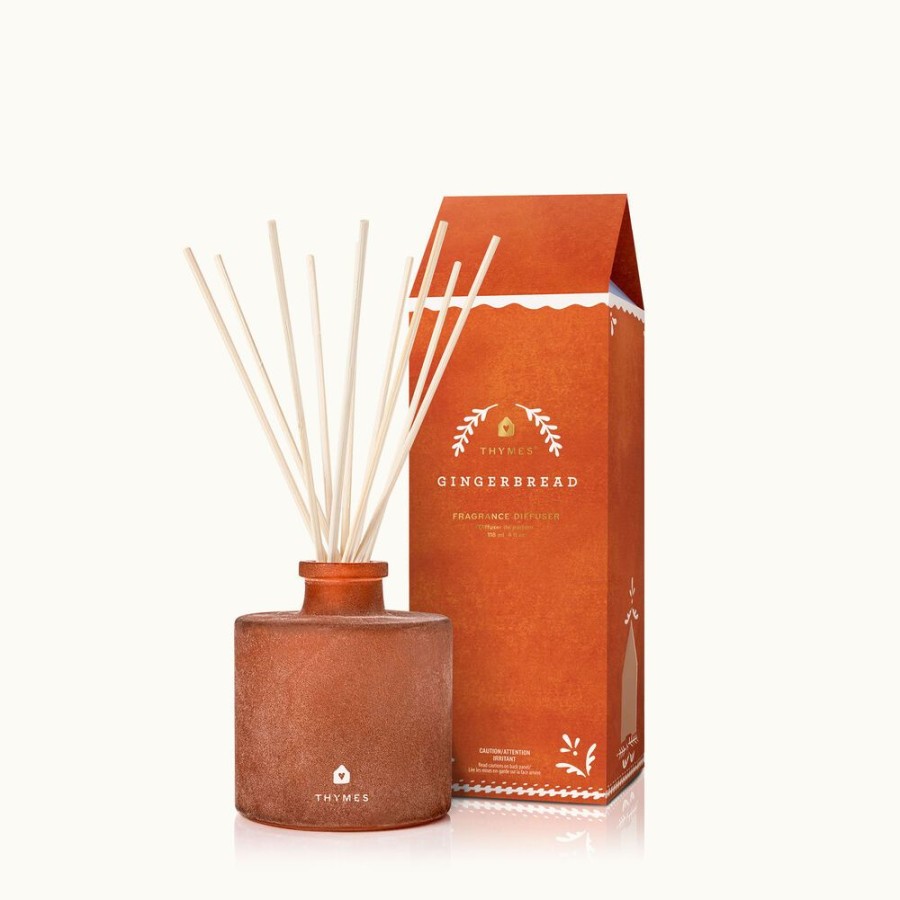 Home Fragrance Thymes | Gingerbread Petite Reed Diffuser