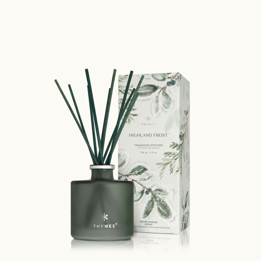 Home Fragrance Thymes | Highland Frost Petite Reed Diffuser