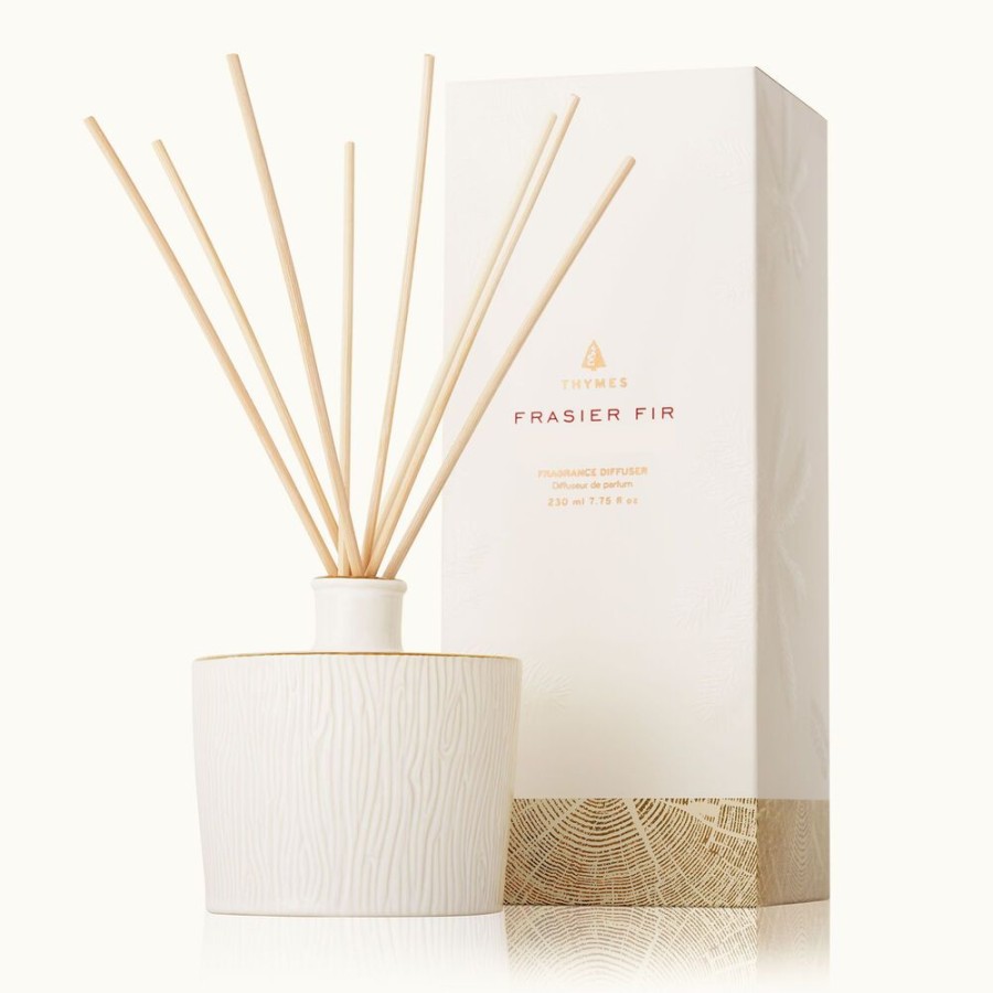 Home Fragrance Thymes | Frasier Fir Ceramic Reed Diffuser