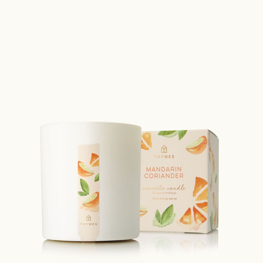 Home Fragrance Thymes | Mandarin Coriander Poured Candle