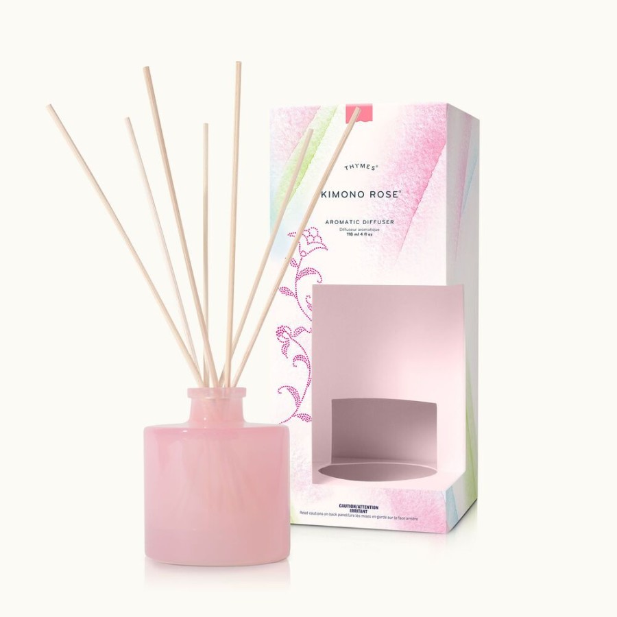 Home Fragrance Thymes | Kimono Rose Petite Reed Diffuser