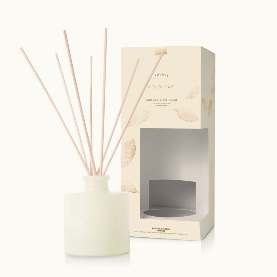 Home Fragrance Thymes | Goldleaf Petite Reed Diffuser