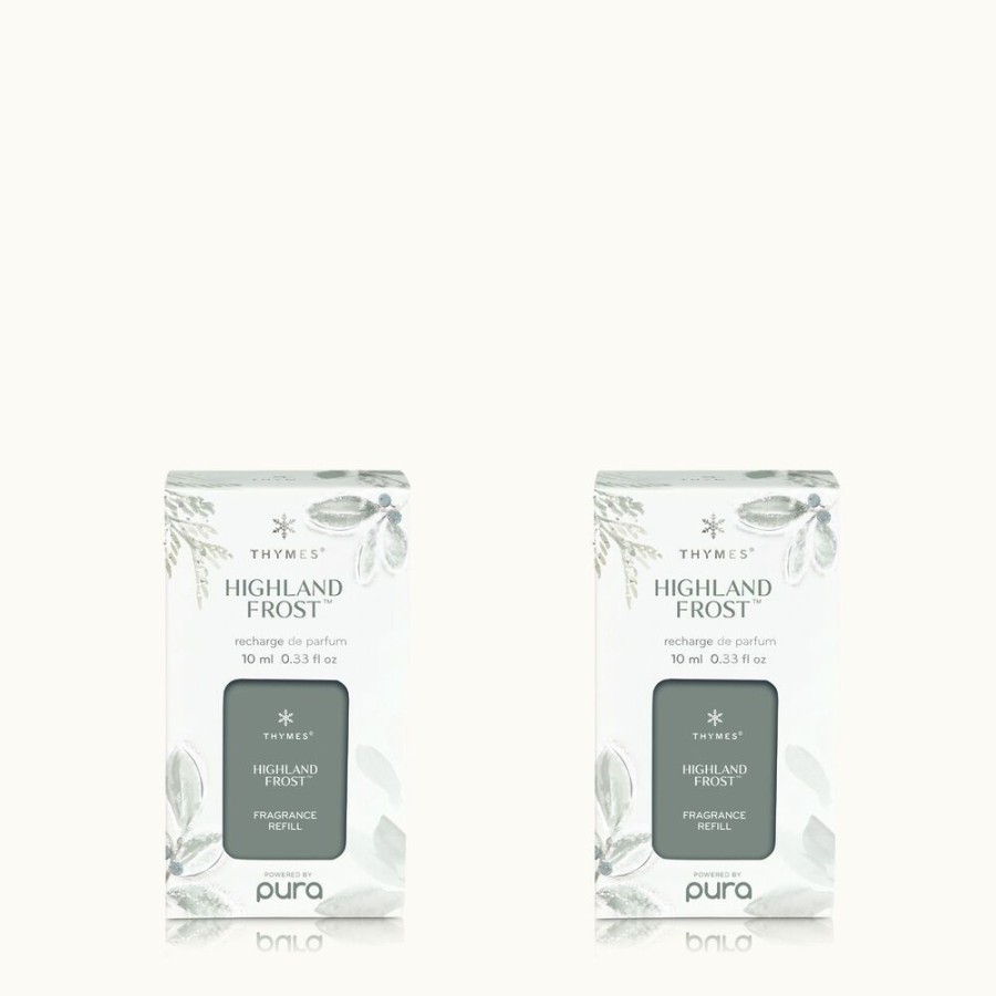 Home Fragrance Thymes | Highland Frost Pura Diffuser Refill 2-Pack Bundle