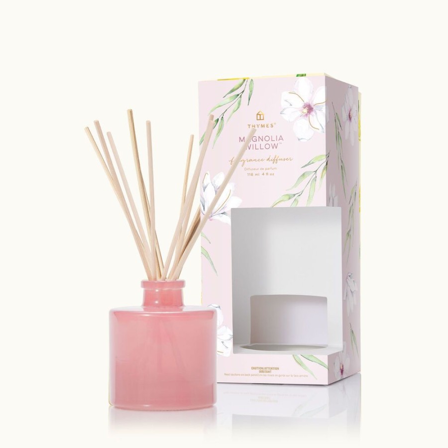 Home Fragrance Thymes | Magnolia Willow Petite Reed Diffuser