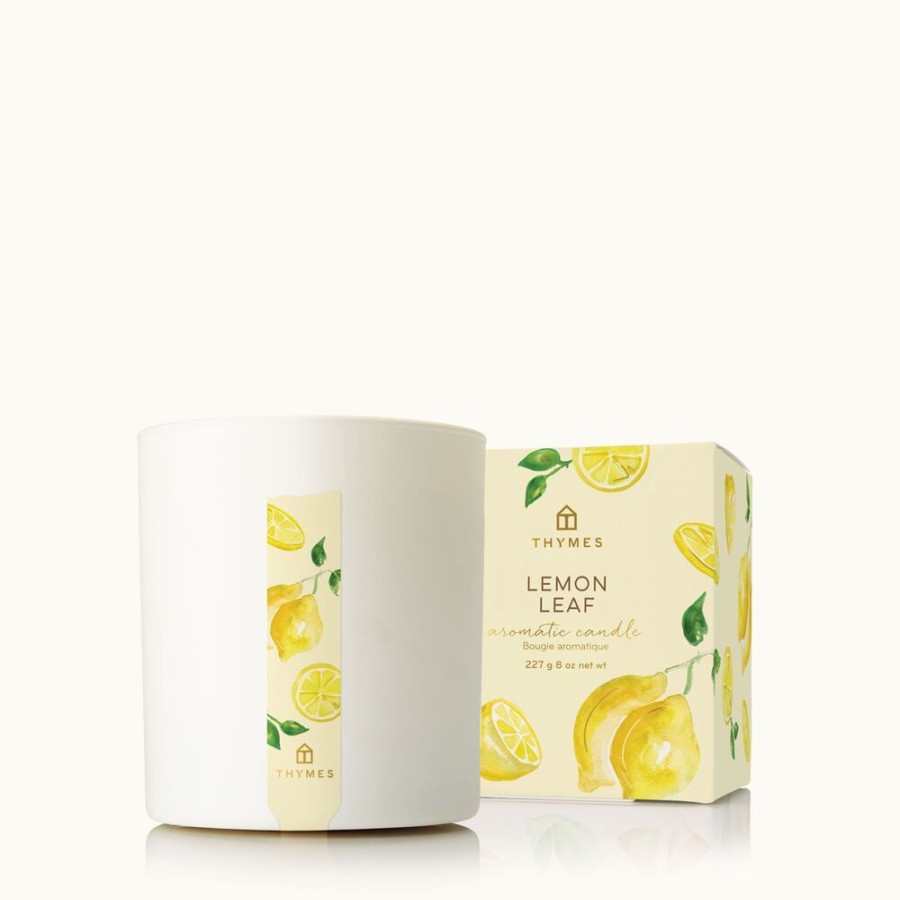 Home Fragrance Thymes | Lemon Leaf Poured Candle