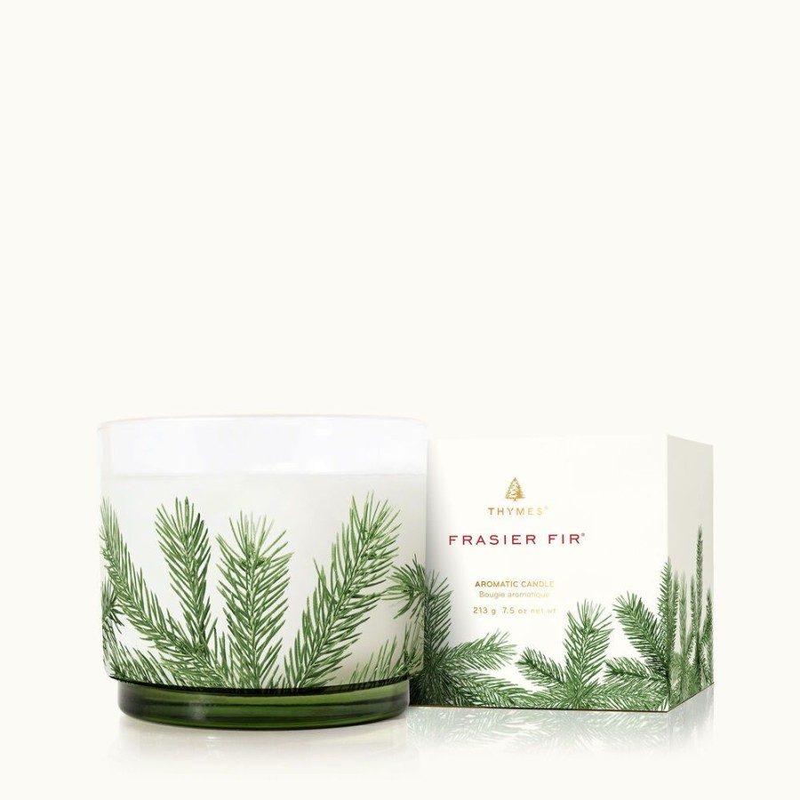 Home Fragrance Thymes | Frasier Fir Heritage Small Pine Needle Luminary