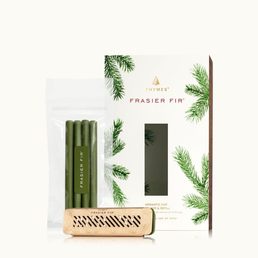 Home Fragrance Thymes | Frasier Fir Car Diffuser Kit