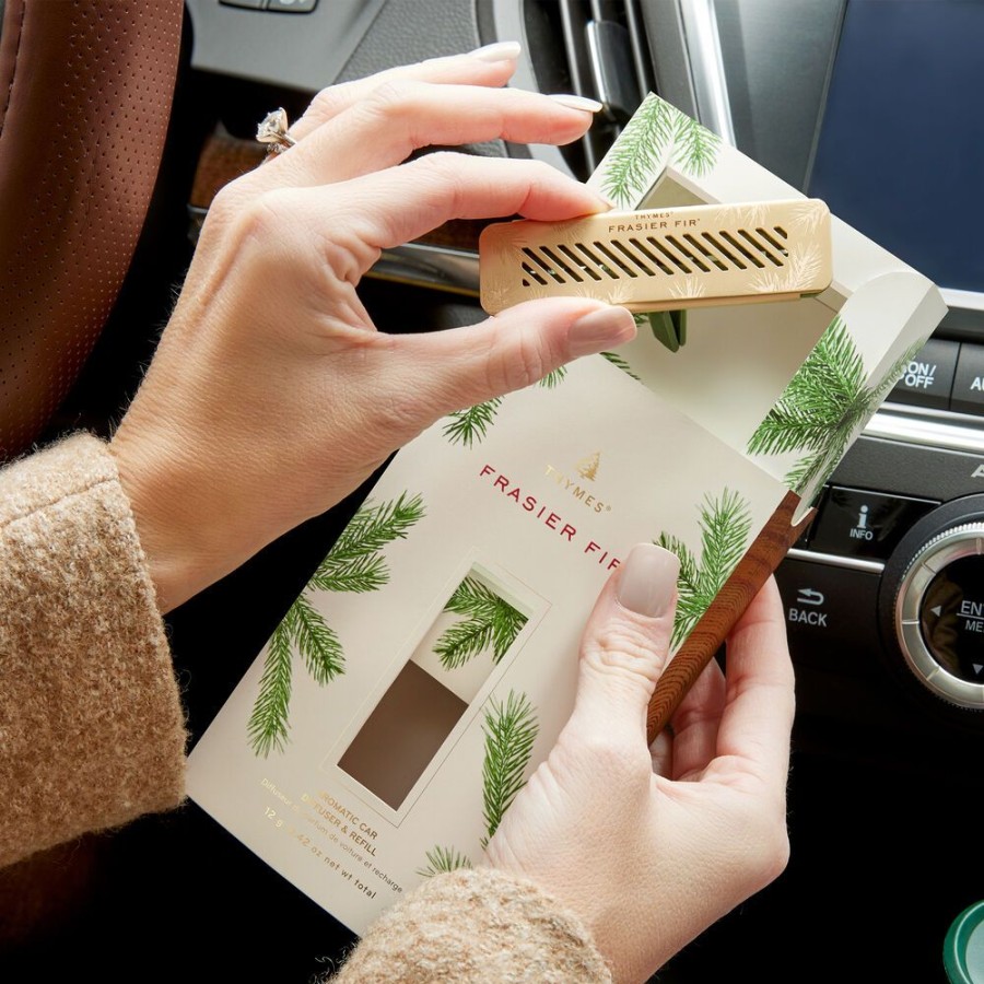 Home Fragrance Thymes | Frasier Fir Car Diffuser Kit