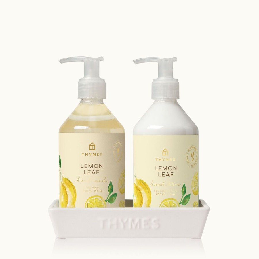 Bath And Body Thymes | Lemon Leaf Sink Set