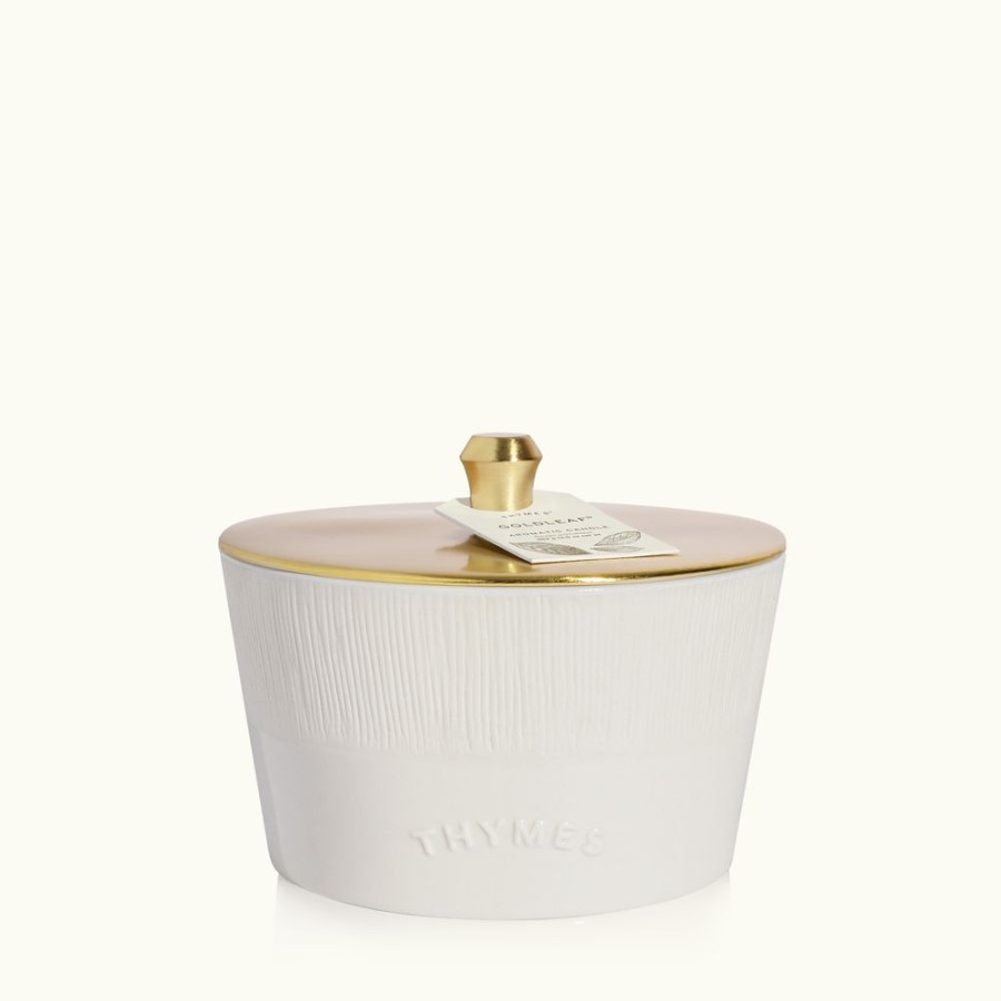 Home Fragrance Thymes | Goldleaf Statement 3-Wick Candle