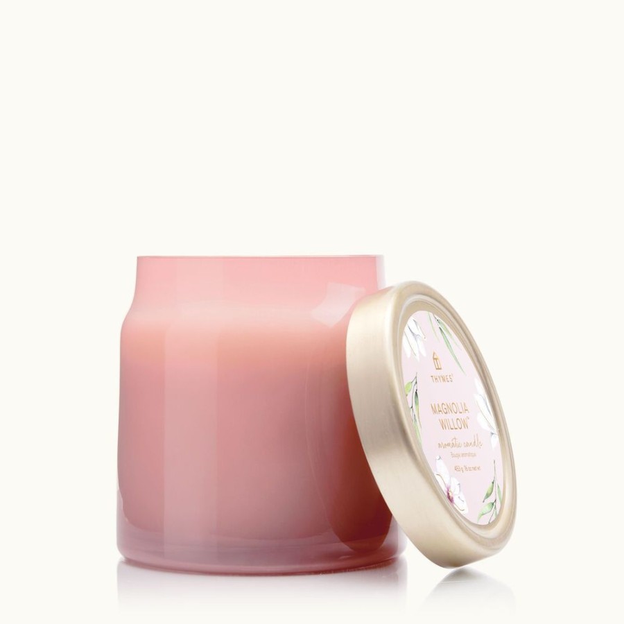 Home Fragrance Thymes | Magnolia Willow Statement Poured Candle