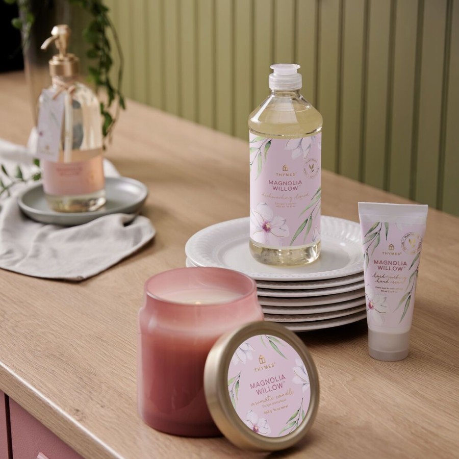 Home Fragrance Thymes | Magnolia Willow Statement Poured Candle