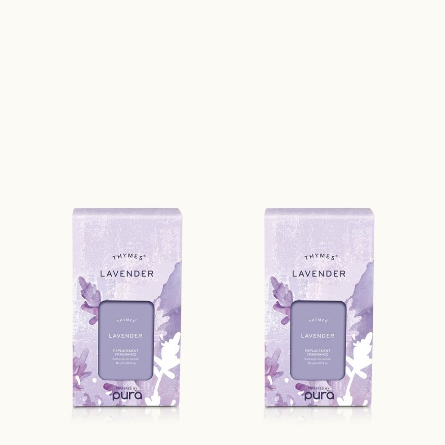 Home Fragrance Thymes | Lavender Pura Diffuser Refill 2-Pack Bundle