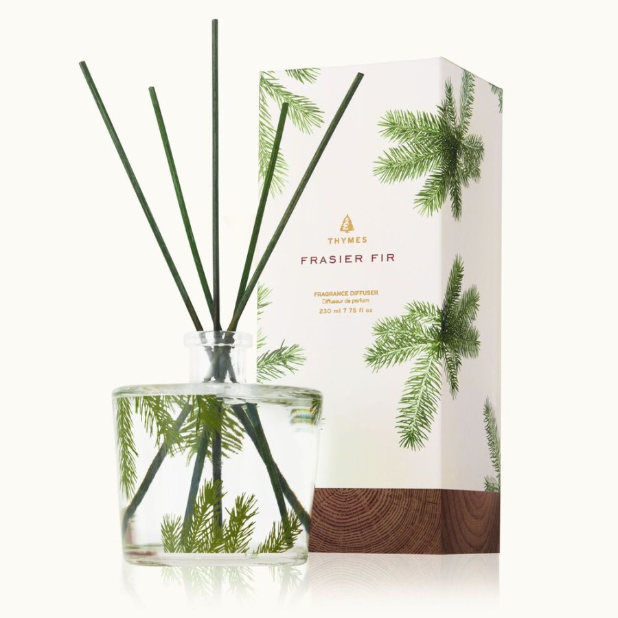 Home Fragrance Thymes | Frasier Fir Pine Needle Reed Diffuser