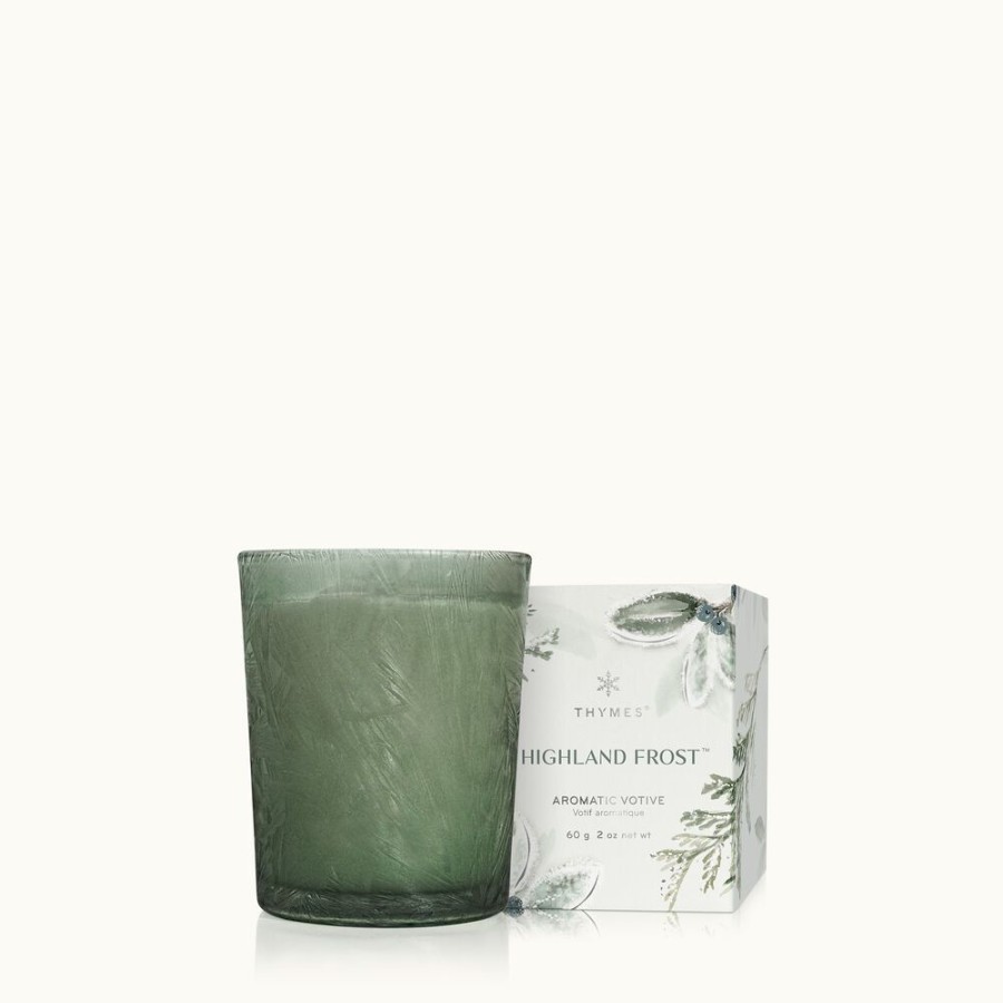 Home Fragrance Thymes | Highland Frost Boxed Votive Candle