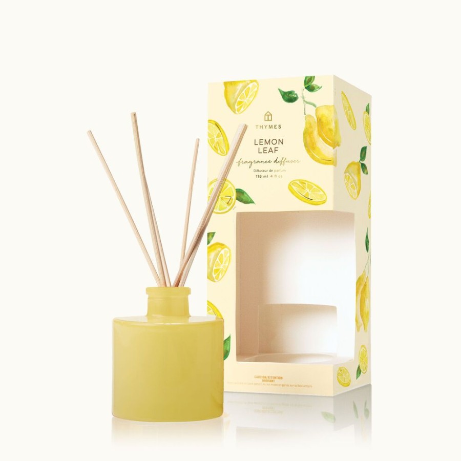 Home Fragrance Thymes | Lemon Leaf Petite Reed Diffuser