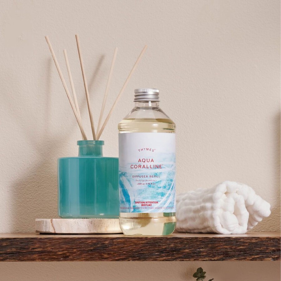 Home Fragrance Thymes | Aqua Coralline Reed Diffuser Oil Refill