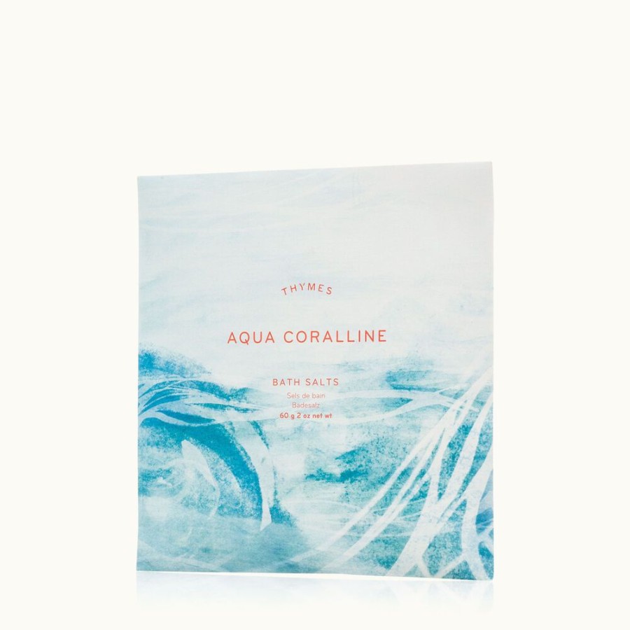 Bath And Body Thymes | Aqua Coralline Bath Salts Envelope