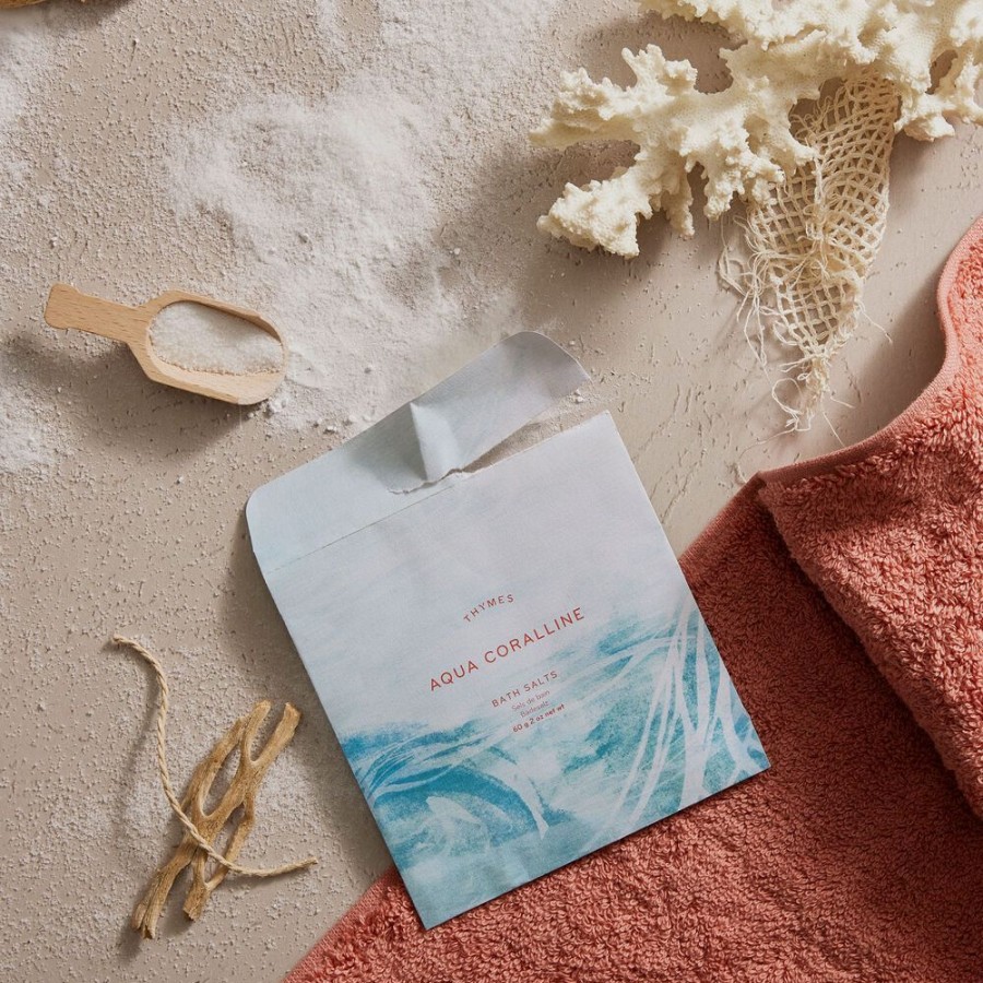 Bath And Body Thymes | Aqua Coralline Bath Salts Envelope