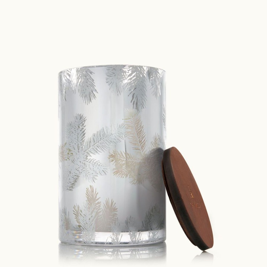 Home Fragrance Thymes | Frasier Fir Statement Medium Luminary Candle