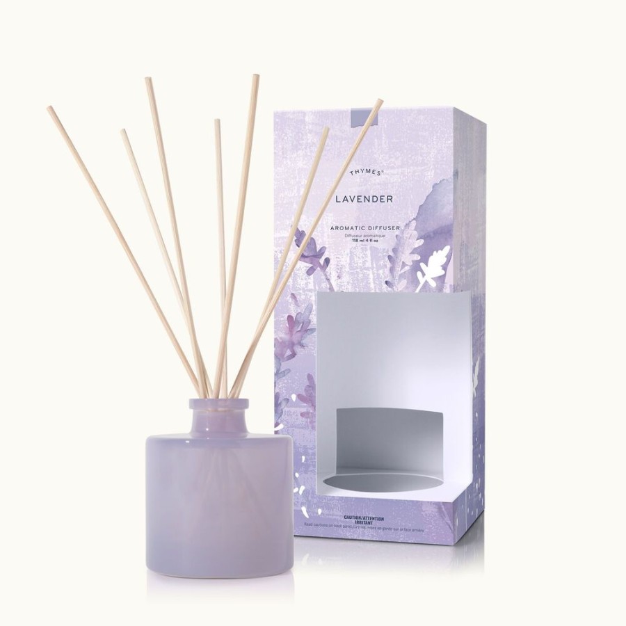 Home Fragrance Thymes | Lavender Petite Reed Diffuser