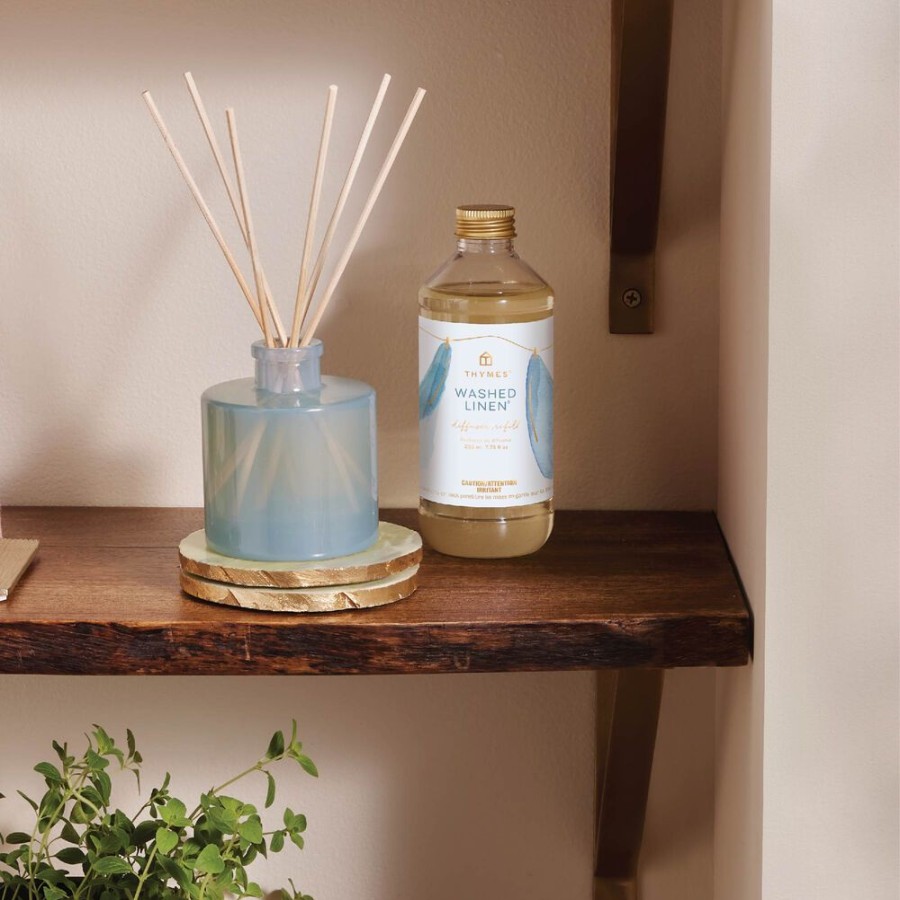 Home Fragrance Thymes | Washed Linen Reed Diffuser Oil Refill