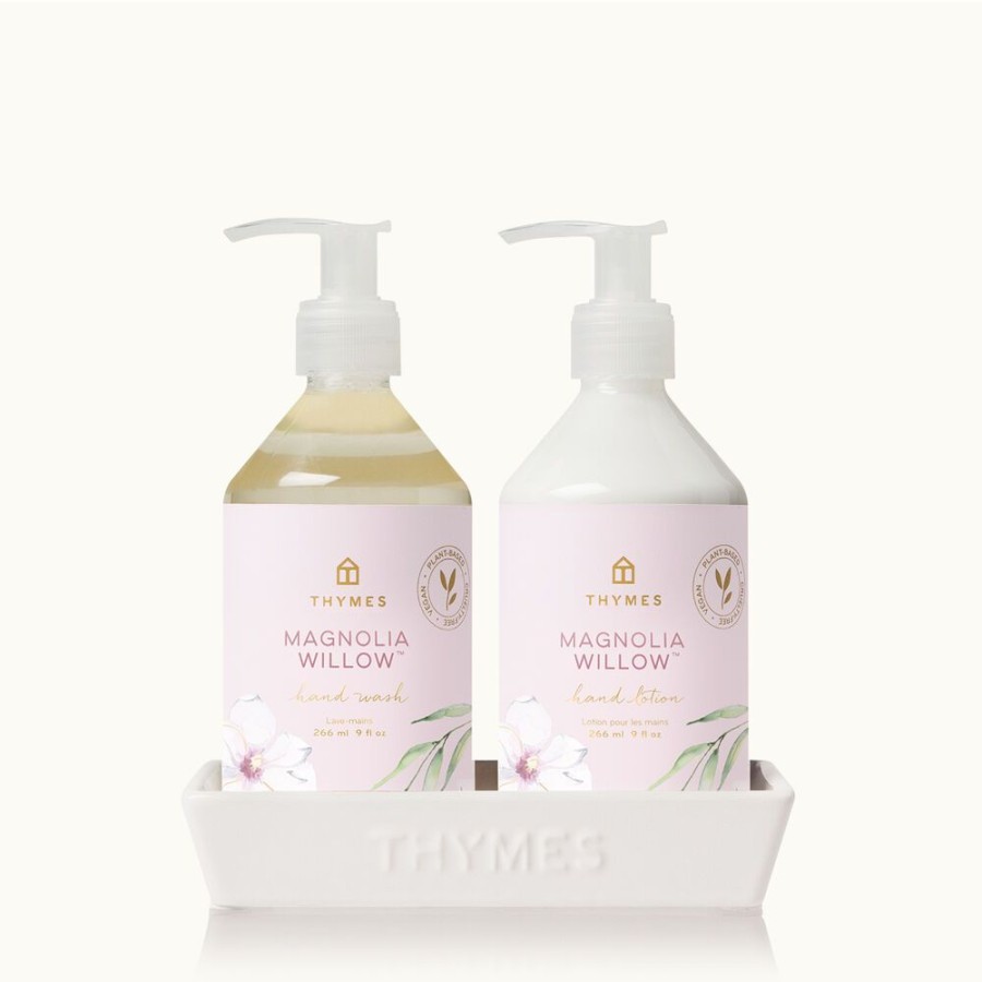 Bath And Body Thymes | Magnolia Willow Sink Set