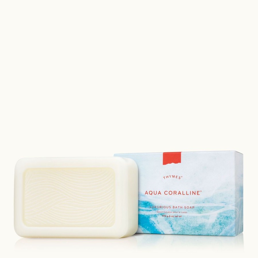 Bath And Body Thymes | Aqua Coralline Bar Soap