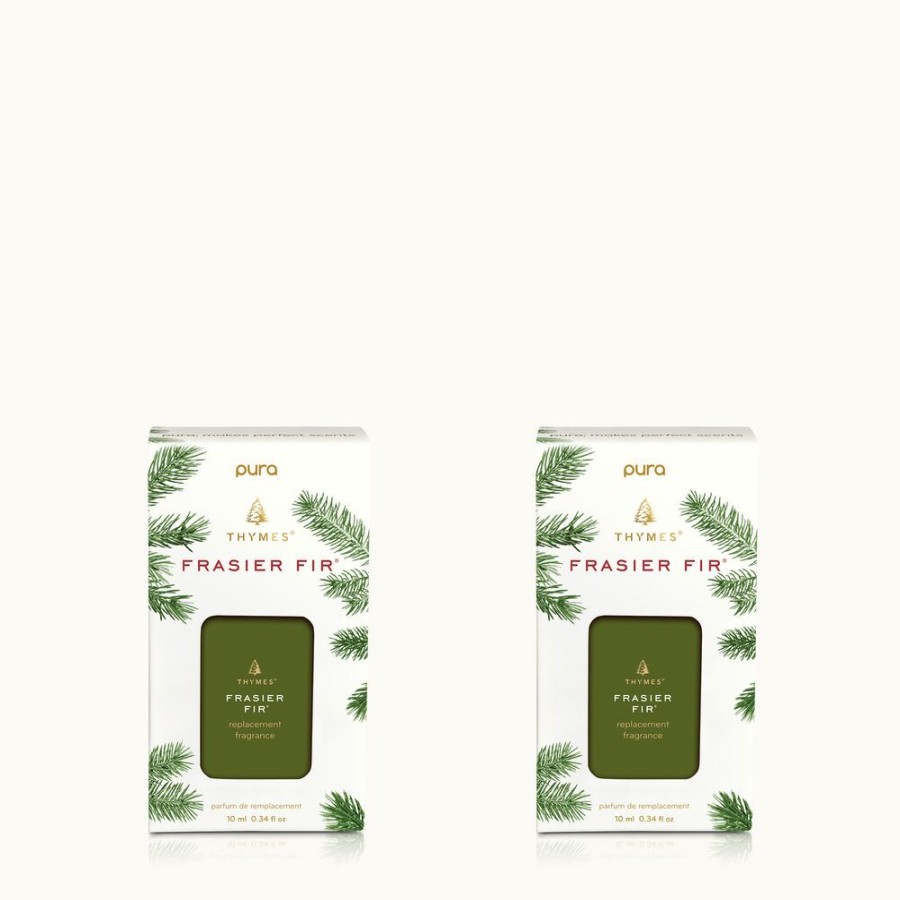 Home Fragrance Thymes | Frasier Fir Pura Diffuser Refill 2-Pack Bundle