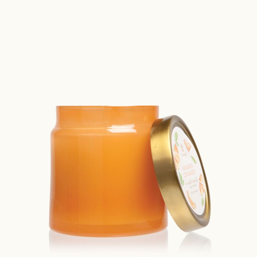 Home Fragrance Thymes | Mandarin Coriander Statement Poured Candle