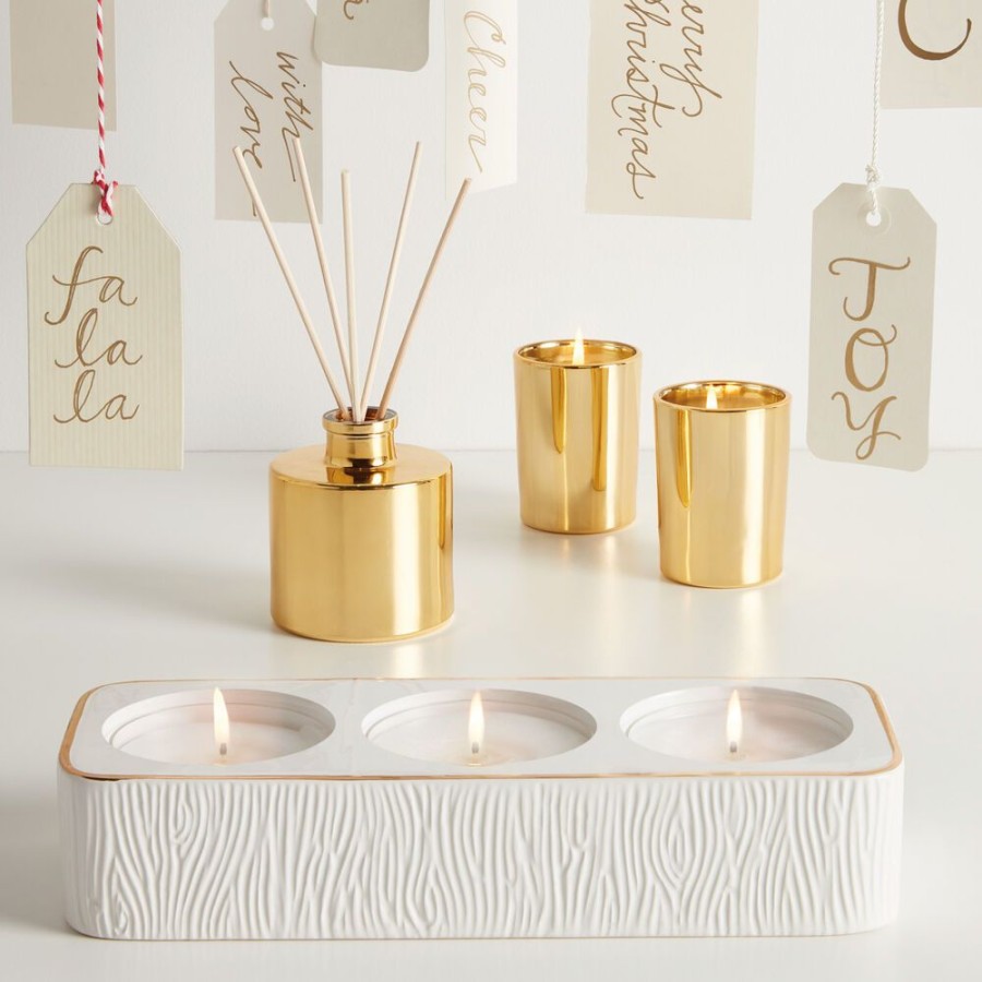 Home Fragrance Thymes | Frasier Fir Ceramic Tea Light Set