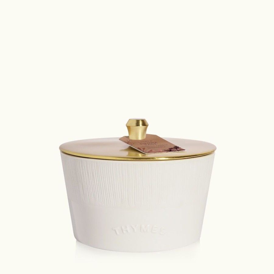 Home Fragrance Thymes | Sienna Sage 3-Wick Statement Candle