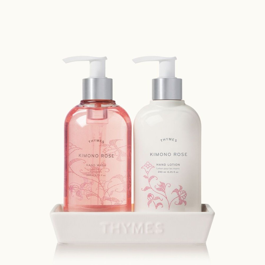 Bath And Body Thymes | Kimono Rose Sink Set