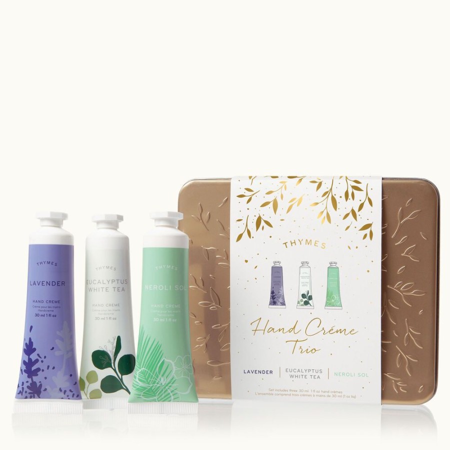 Bath And Body Thymes | Lavender, Eucalyptus White Tea & Neroli Sol Hand Cream Trio