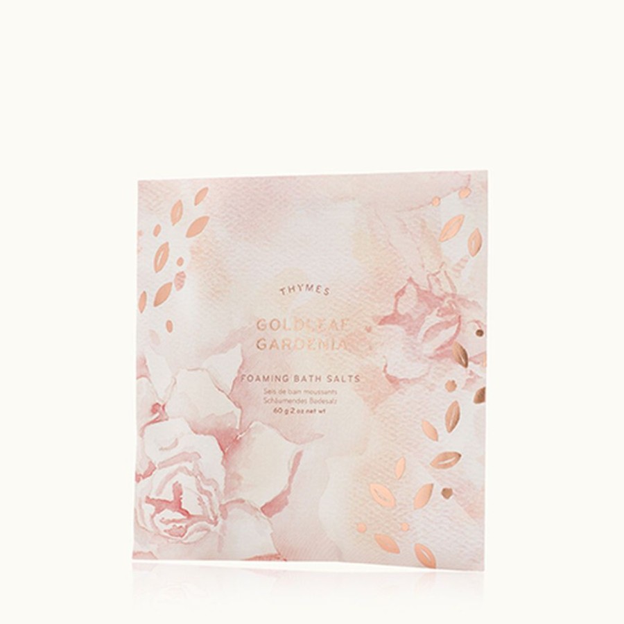 Bath And Body Thymes | Goldleaf Gardenia Foaming Bath Envelope