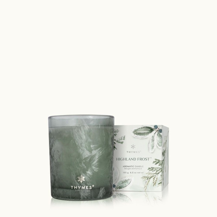 Home Fragrance Thymes | Highland Frost Boxed Candle