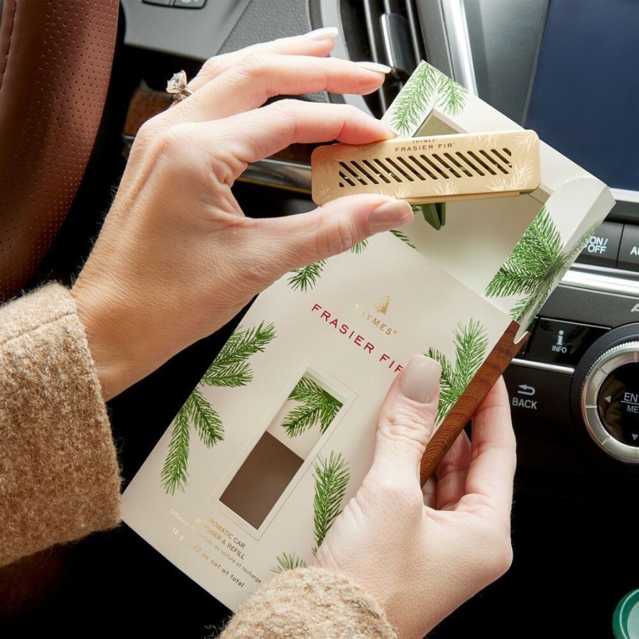 Home Fragrance Thymes | Frasier Fir Car Diffuser Kit