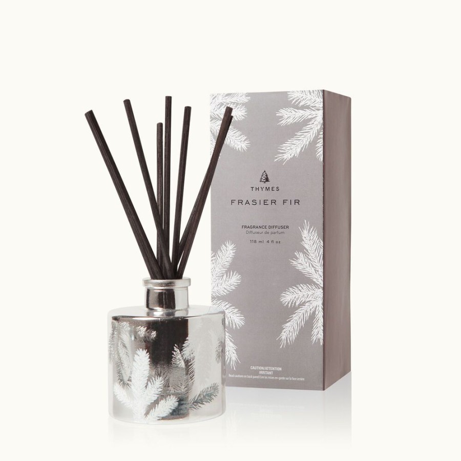 Home Fragrance Thymes | Frasier Fir Statement Petite Reed Diffuser