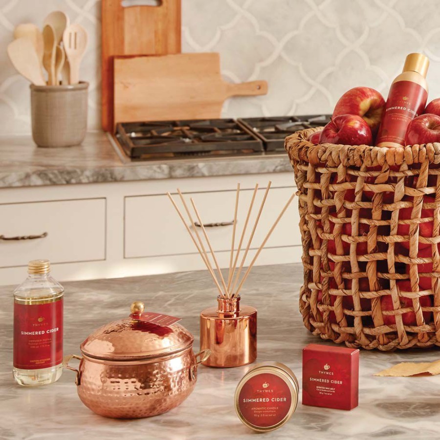 Home Fragrance Thymes | Simmered Cider Reed Diffuser Oil Refill